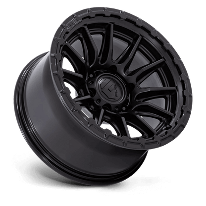 FUEL FC866 PISTON Blackout W/ Gloss Black Lip