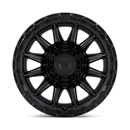 FUEL FC866 PISTON Blackout W/ Gloss Black Lip