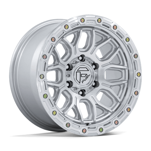 FUEL FC881 SURGE Gloss Silver W/ Machined Face