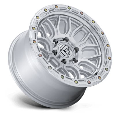 FUEL FC881 SURGE Gloss Silver W/ Machined Face