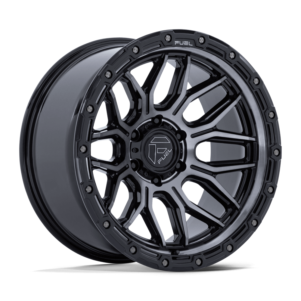 FUEL FC881 SURGE Gloss Black Machined W/ Gtcc