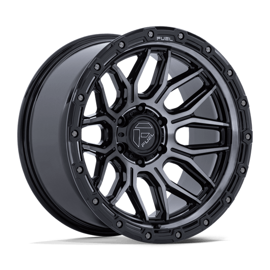 FUEL FC881 SURGE Gloss Black Machined W/ Gtcc