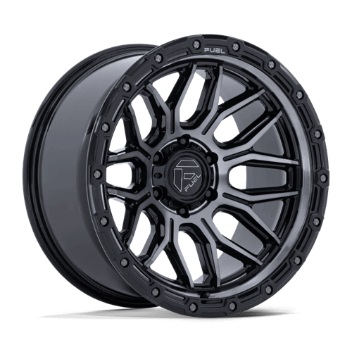 FUEL FC881 SURGE Gloss Black Machined W/ Gtcc