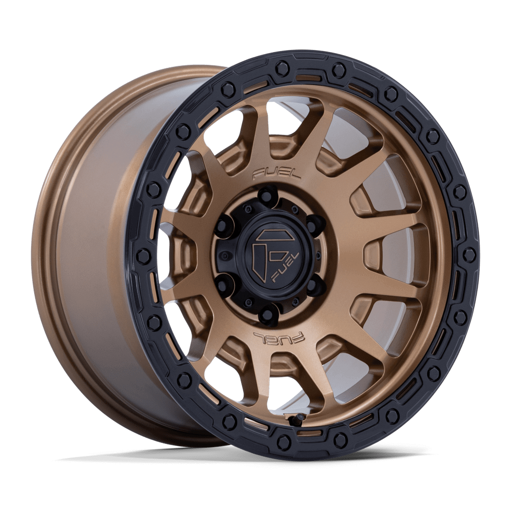 FUEL FC884 FORTRESS Matte Bronze W Gloss Black Lip