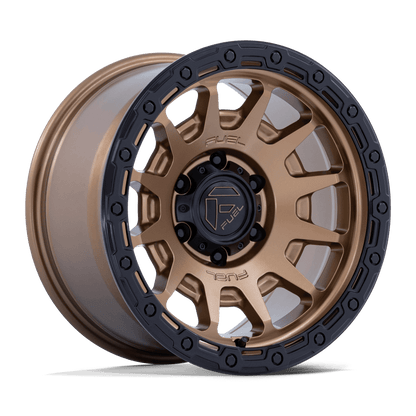FUEL FC884 FORTRESS Matte Bronze W Gloss Black Lip