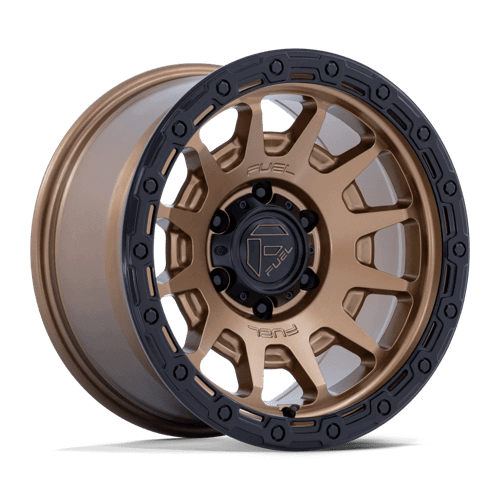 FUEL FC884 FORTRESS Matte Bronze W Gloss Black Lip