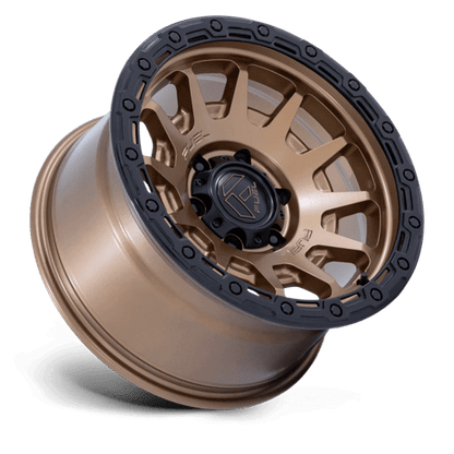 FUEL FC884 FORTRESS Matte Bronze W Gloss Black Lip