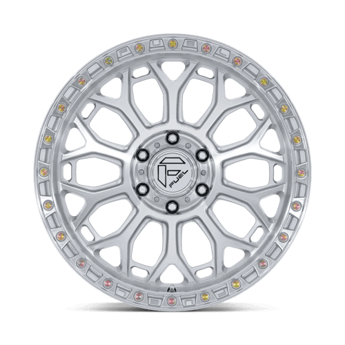 FUEL FC901 TALON Gloss Silver W/ Machined Face
