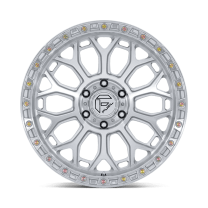 FUEL FC901 TALON Gloss Silver W/ Machined Face