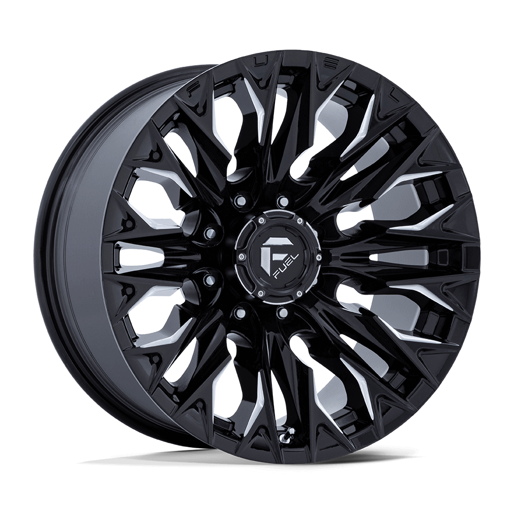 FUEL D803 FLAME Gloss Black Milled