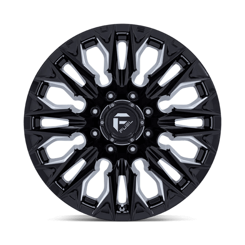FUEL D803 FLAME Gloss Black Milled