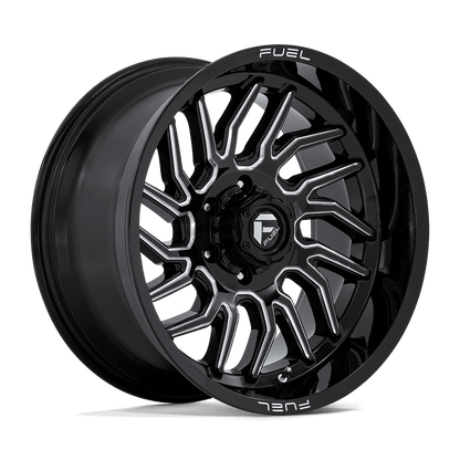 FUEL D807 HURRICANE Gloss Black Milled