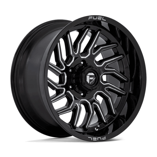 FUEL D807 HURRICANE Gloss Black Milled
