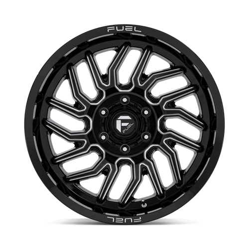FUEL D807 HURRICANE Gloss Black Milled