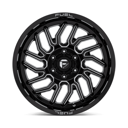 FUEL D807 HURRICANE Gloss Black Milled