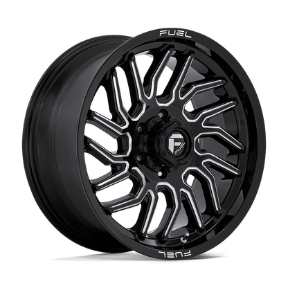 FUEL D807 HURRICANE Gloss Black Milled