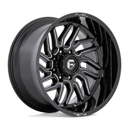 FUEL D807 HURRICANE Gloss Black Milled
