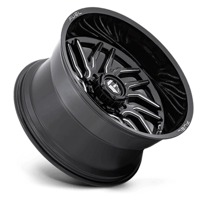 FUEL D807 HURRICANE Gloss Black Milled