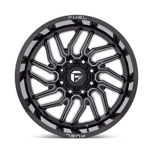 FUEL D807 HURRICANE Gloss Black Milled