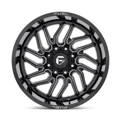 FUEL D807 HURRICANE Gloss Black Milled