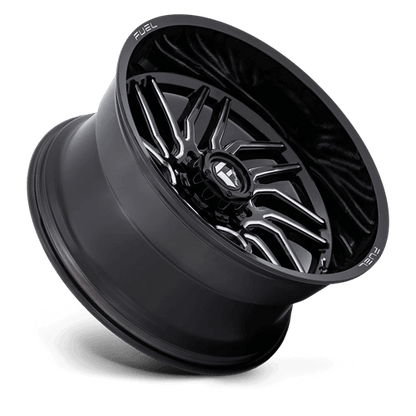 FUEL D807 HURRICANE Gloss Black Milled