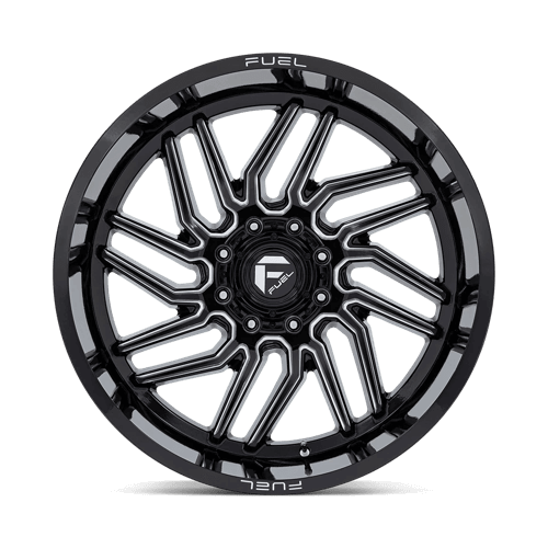 FUEL D807 HURRICANE Gloss Black Milled