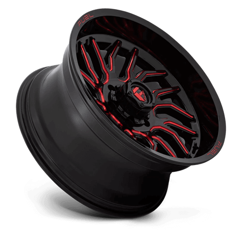 FUEL D808 HURRICANE Gloss Black Milled Red Tint
