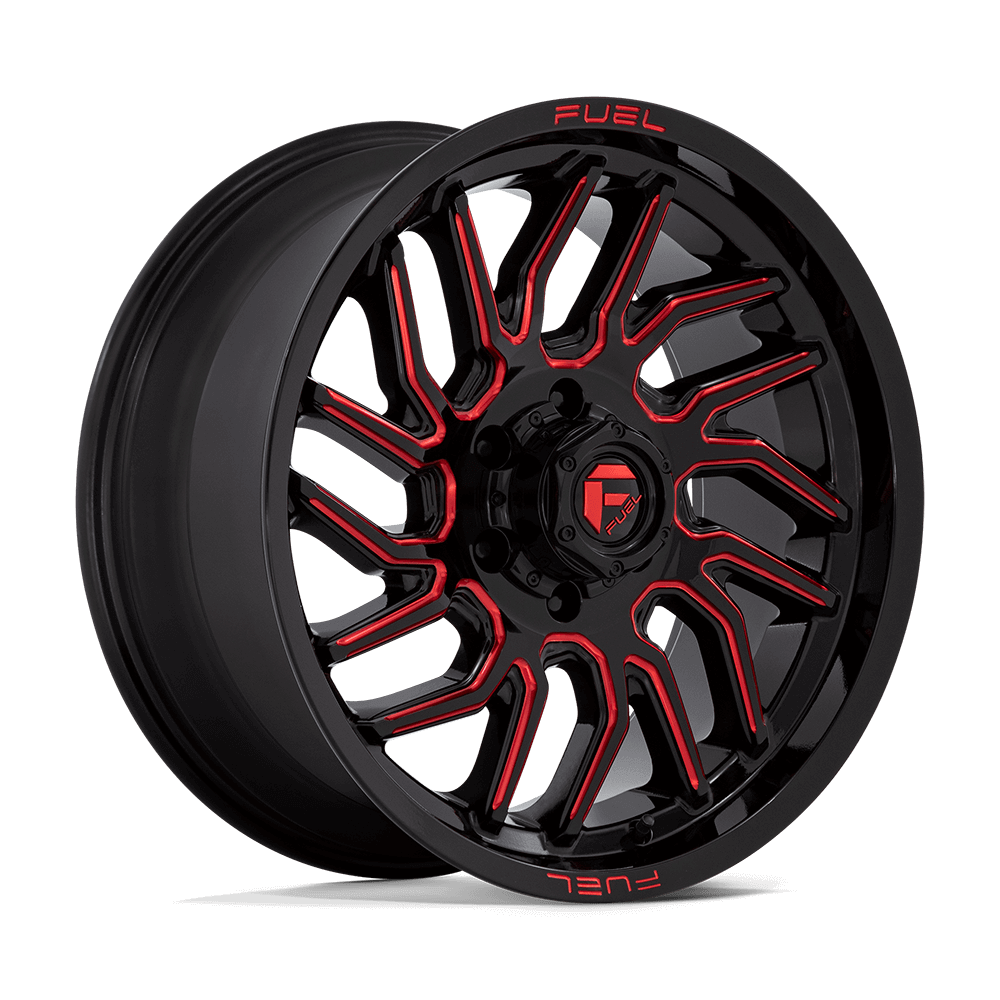 FUEL D808 HURRICANE Gloss Black Milled Red Tint