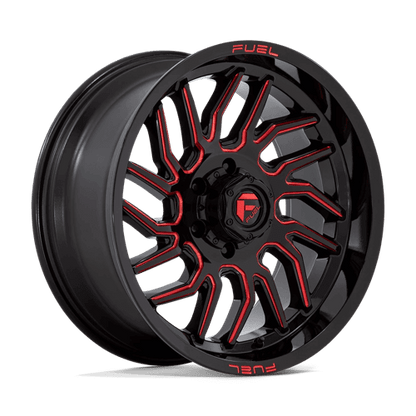 FUEL D808 HURRICANE Gloss Black Milled Red Tint