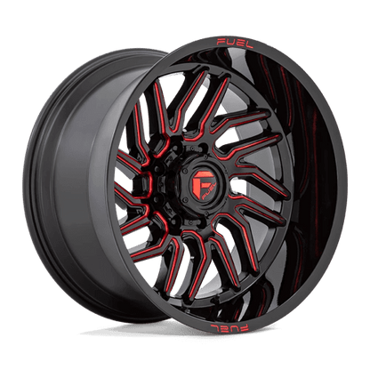FUEL D808 HURRICANE Gloss Black Milled Red Tint
