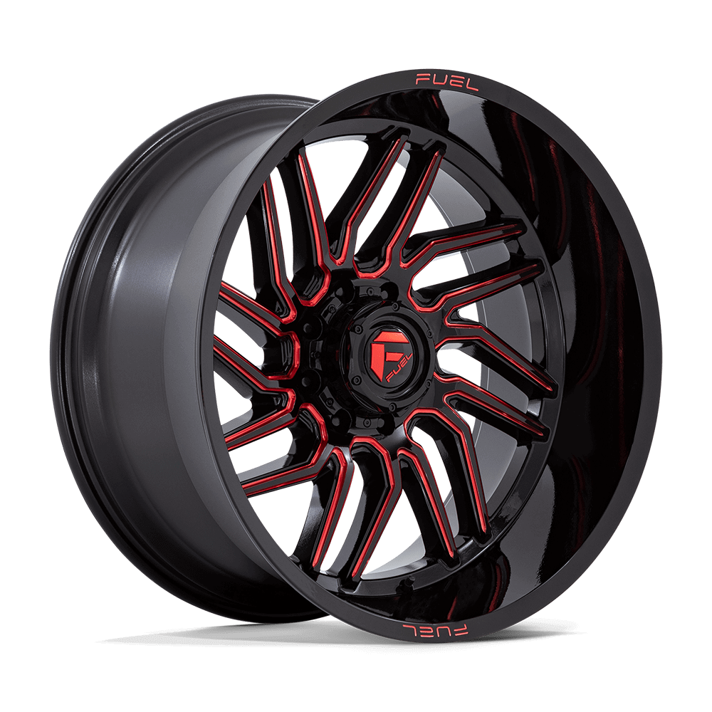 FUEL D808 HURRICANE Gloss Black Milled Red Tint