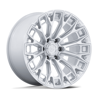 FUEL FC882 TRAX Gloss Silver W/ Machined Face