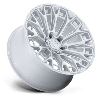 FUEL FC882 TRAX Gloss Silver W/ Machined Face