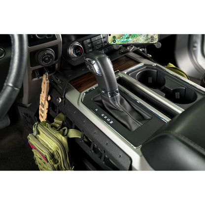 DV8 Off-Road 2015-2020 Ford F-150 & 2017-2021 F-250/350 | Center Console Molle Panels & Device Mount C3| CCFF-01
