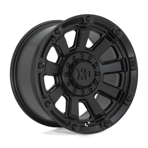 XD XD852 GAUNTLET Satin Black wheel showcasing aggressive design and premium finish for trucks and SUVs.