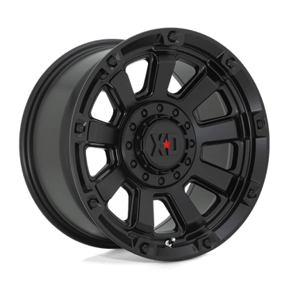 XD XD852 GAUNTLET Satin Black wheel showcasing aggressive design and durable material, perfect for trucks and SUVs.