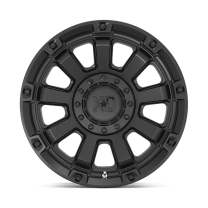 XD XD852 GAUNTLET Satin Black wheel featuring a rugged design and premium cast aluminum construction.