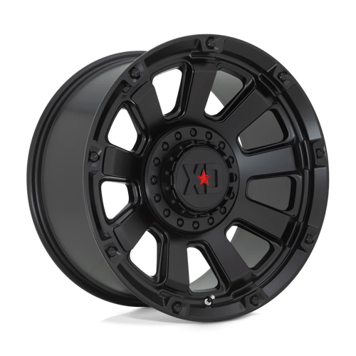 XD XD852 GAUNTLET Satin Black wheel, engineered for style and off-road performance, perfect for trucks and SUVs.