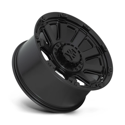 XD XD852 GAUNTLET Satin Black wheel showcasing aggressive design and premium cast aluminum construction.