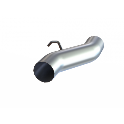 MBRP | 4 Inch Exhaust Pipe For 06-07 Silverado/Sierra 2500/3500 T409 Stainless Steel Regular Cab Adaptor Duramax  | GMS9423