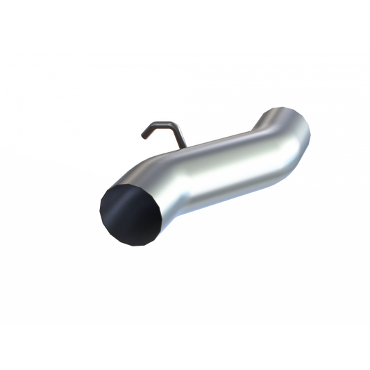 MBRP | 4 Inch Exhaust Pipe For 06-07 Silverado/Sierra 2500/3500 T409 Stainless Steel Regular Cab Adaptor Duramax  | GMS9423
