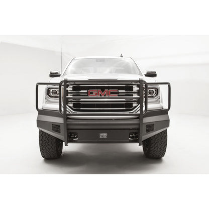 Fab Fours Elite Front Bumper 2 Stage Black Powder Coated w/Full Guard l GS16-R3960-1