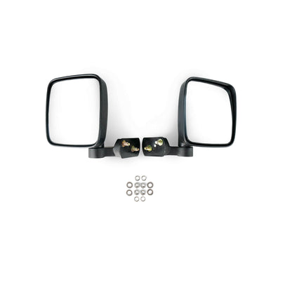 DV8 OFF-ROAD | 2018 2025 Jeep Gladiator JT WranglerJL JLU Front Half Doors With Alum Mesh  | HDJL-01F