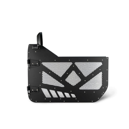DV8 OFF-ROAD | 2018 2025 Jeep Gladiator JT WranglerJL JLU Front Half Doors With Alum Mesh  | HDJL-01F