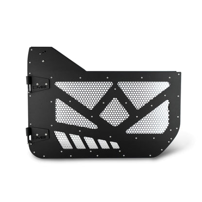 DV8 OFF-ROAD | 2018 2025 Jeep Gladiator JT WranglerJL JLU Front Half Doors With Alum Mesh  | HDJL-01F