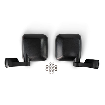 DV8 OFF-ROAD | 2018 2025 Jeep Gladiator JT WranglerJL JLU Front Half Doors With Alum Mesh  | HDJL-01F