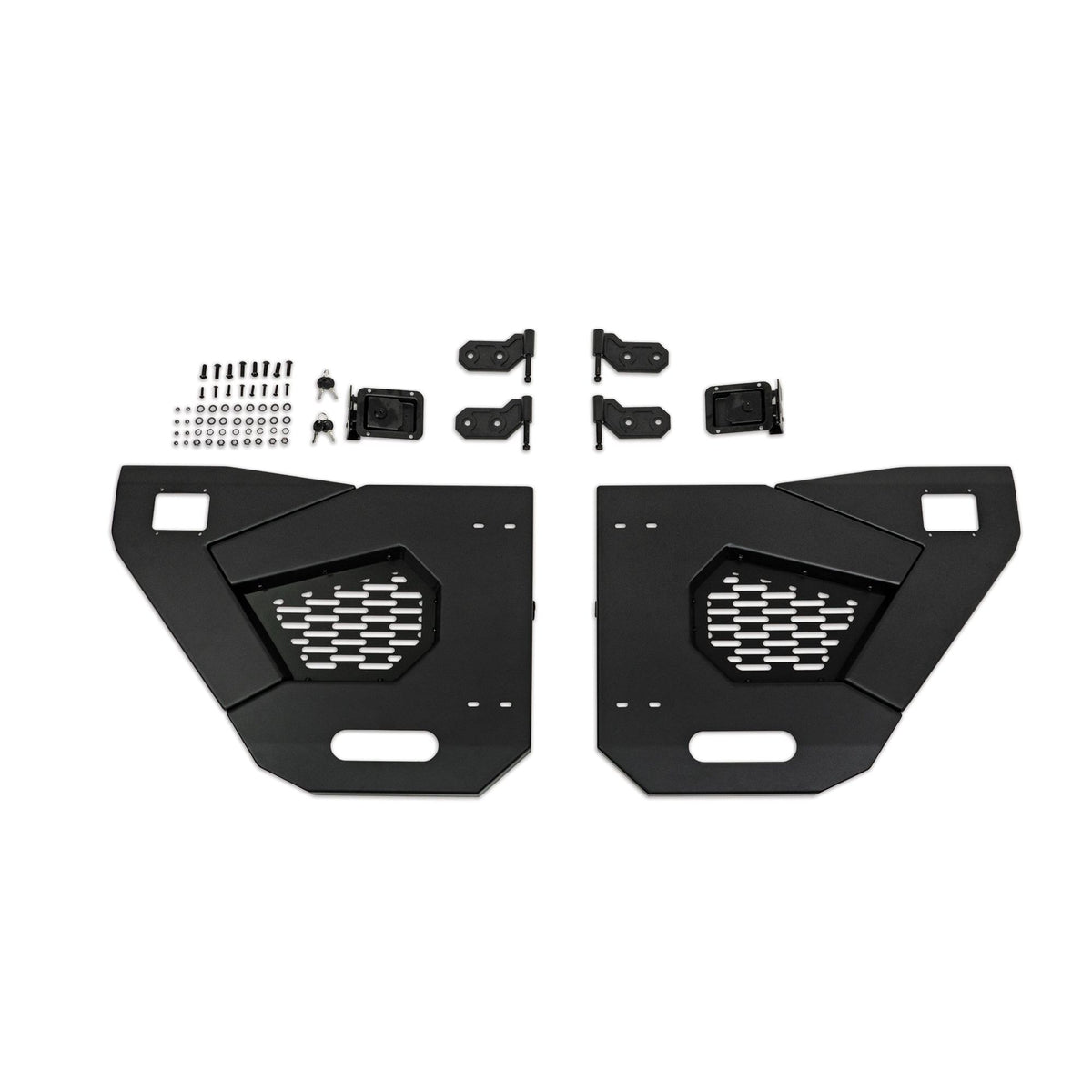 DV8 OFF-ROAD | 2018-2025 Jeep Wrangler JL & Gladiator JT Rear Half Doors | Spec Series | HDJL-02R