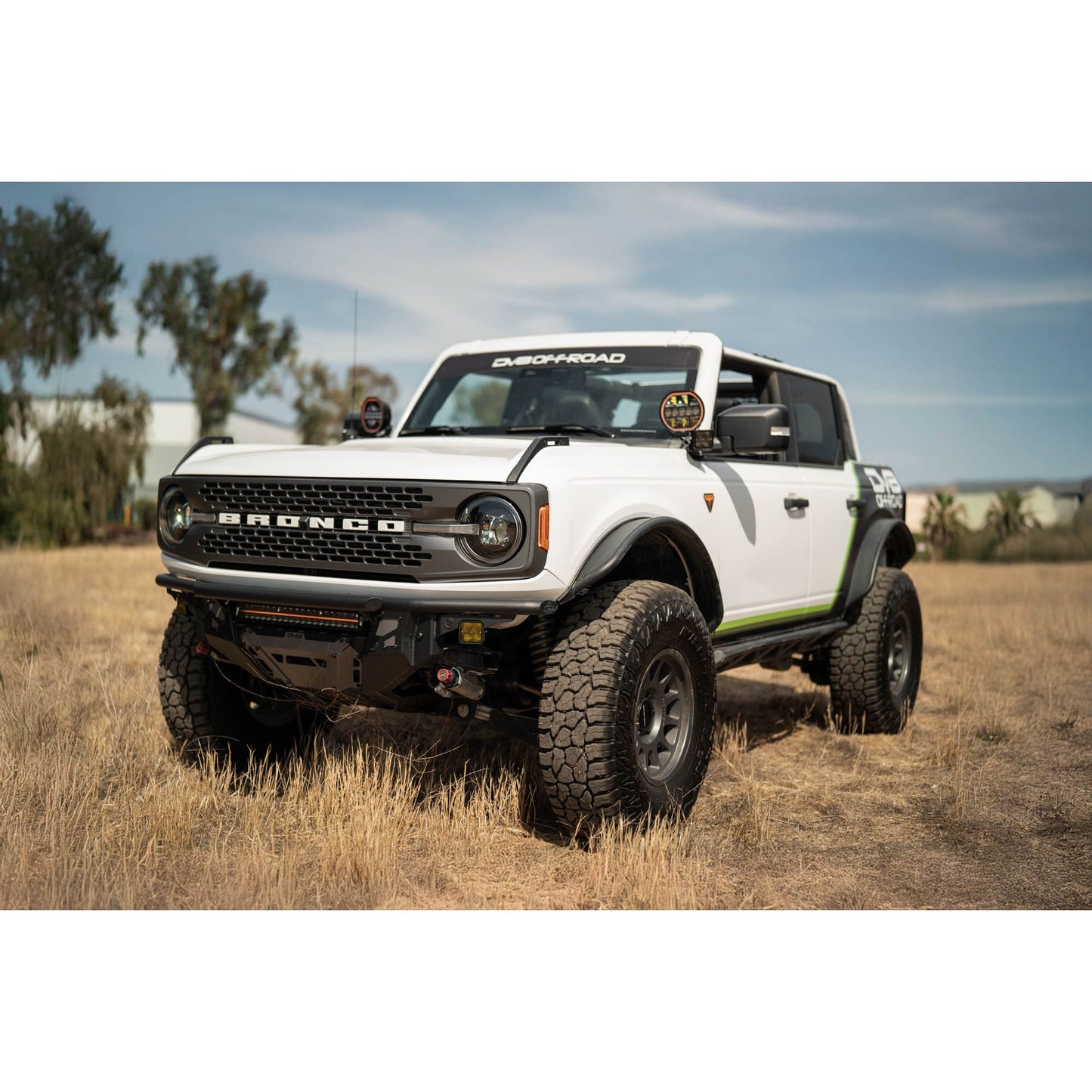 DV8 OFF-ROAD | 2021 2025 Ford Bronco Black Headlights  | HLCBR-01