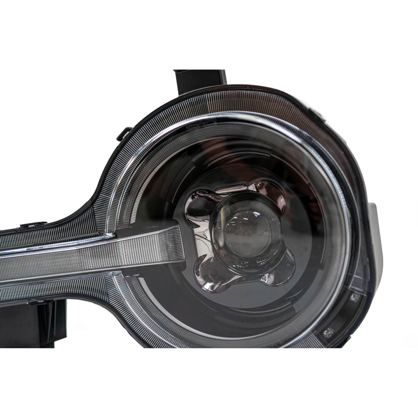 DV8 OFF-ROAD | 2021 2025 Ford Bronco Black Headlights  | HLCBR-01