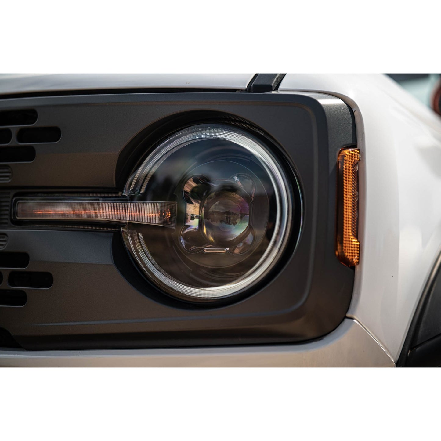 DV8 OFF-ROAD | 2021 2025 Ford Bronco Black Headlights  | HLCBR-01
